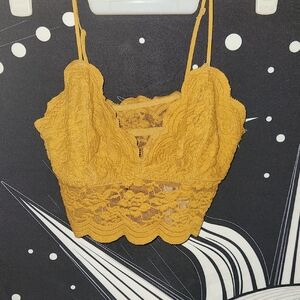 Wishlist Mustard Lace Bralette